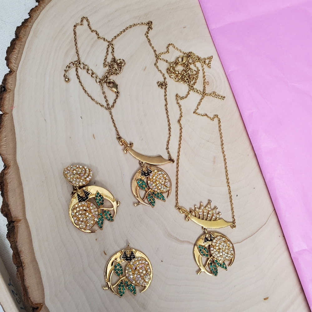 Sword snd Roses Gold Set